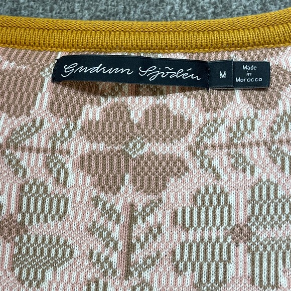 Gudrun Sjödén Organic Cotton Floral Print Cardigan Medium - Picture 3 of 9